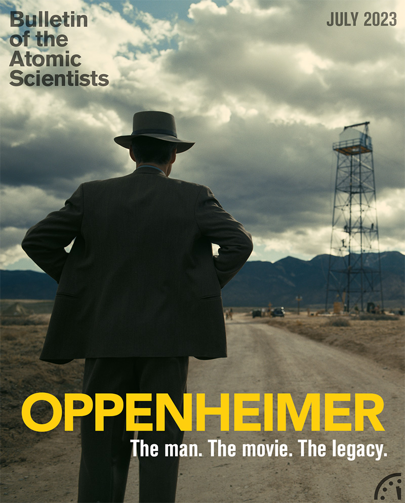 July magazine cover Oppenheimer The man The myth The legacy