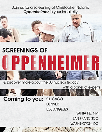 Poster Screenings of Oppenheimer