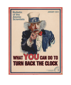 A GIF showing different Bulletin magazine covers from decades since the 1940s
